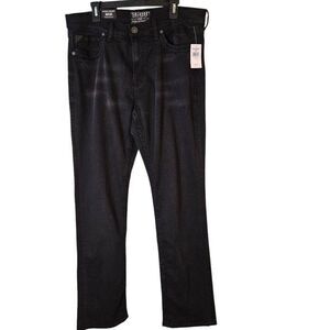 Salvage Supply Co mens Mayhem straight black jeans. #873